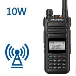 Baofeng h5 talkie - walkie de haute puissance 10w longue porte 16 canaux 136 - 174 / 400 - 520mhz avec ...