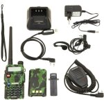 Baofeng uv - 5r talkie - walkie fm radio vhf / uhf avec double bande affichage veille et horloge intgre ...