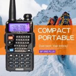 Baofeng uv - 5re plus talkie - walkie talkie - walkie double bande uhf - vhf 136 - 174 - 400 - 480mhz ...