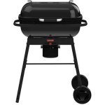 Barbecue charbon de bois - barbecook - magnus original - 67x43cm - 3 grilles - noir