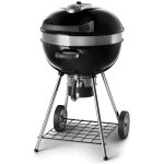Barbecue  charbon de bois - napoleon - rodo pro 57 cm - fonte - briquettes en cramique - 6 personnes ...