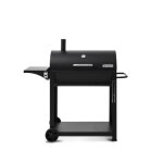 Barbecue - charbon - brasero - burgos - grille en acier chrom - couvercle de cuisson avec chemine - ...