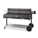 Barbecue à charbon + chariot le marquier exception mechoui 120 x 32 - noir Barbecue à charbon + chariot le marquier exception mechoui 120 x 32 - noir