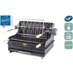Barbecue  charbon le marquier exclusive mendy 54x32cm - acier - 10 personnes - horizontale