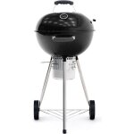 Barbecue au charbon à roulettes kekai yellowstone 58x47x100 cm couvercle clapets thermomètre et cendrier ... Barbecue au charbon à roulettes kekai yellowstone 58x47x100 cm couvercle clapets thermomètre et cendrier ...