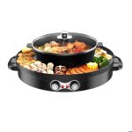 Barbecue cor�en hot pot electrique appareil fondue chinoise et barbecue cor�en �lectrique de table 220v ...