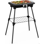 Barbecue �lectrique extra - large avec grille inox - 2500w 5 temp�ratures pieds amovibles - int�rieur ...
