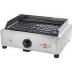 Barbecue électrique krampouz - mythic - plaque fonte émaillée 40x25cm - 4 personnes - noir Barbecue électrique krampouz - mythic - plaque fonte émaillée 40x25cm - 4 personnes - noir