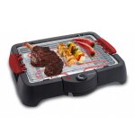 Barbecue electrique de table 2000w techwood tbq - 2035 - bac r�cup�rateur de graisse grille r�glable ...