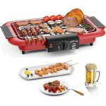 Barbecue �lectriquebarbecue int�rieur / ext�rieur antiadh�sif sans fum�e double tube 2000 wportablehaute ...