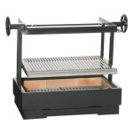 Barbecue escalor jardin � poser ou encastrer en briques r�fractaires