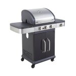Barbecue au gaz 3 br�leurs et plancha - fidgi