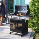 Barbecue au gaz 4 br�leurs et plancha - fidgi