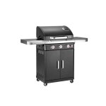 Barbecue à gaz en acier inoxydable avec grille de cuission rexon pts3 de la marque landmann Barbecue à gaz en acier inoxydable avec grille de cuission rexon pts3 de la marque landmann