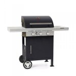 Barbecue  gaz - barbecook - spring 3112 - 3 brleurs - fonte - noir