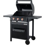 Barbecue gaz spring ii ? brasero by favex ? 3 br�leurs 995 kw ? grille & plancha fonte ? easy clean? ...