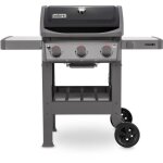 Barbecue à gaz mix plancha émaillée - weber - spirit ii e - 310 - noir Barbecue à gaz mix plancha émaillée - weber - spirit ii e - 310 - noir