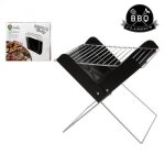 Barbecue pliable portable au charbon de bois noir - voyage pic nic camping