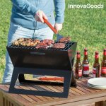 Barbecue pliable portable au charbon de bois noir ? voyage pic nic camping petit barbecue nomade portatif ...