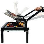 Barbecue portable au charbon - swapy - grille rotative 360� - pliable et portable - dimensions 46x38x34 ...