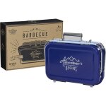 Barbecue portable - gentlemens hardware - bleu - l�ger - 9x42x29 cm - id�al camping