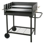 Barbecue avec roulettes rectangulaire mastergrill & party mg648