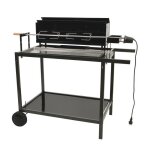 Barbecue spécial rôtisserie - somagic - mechoui - cuve en acier - noir - 121, 5x68x115, 5cm Barbecue spécial rôtisserie - somagic - mechoui - cuve en acier - noir - 121, 5x68x115, 5cm