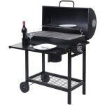 Barbecue sur pieds hwc - f70 - hwc - charbon de bois - noir