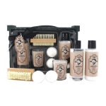 Coffret de rasage - gloss - barber - shop gentlemens - gel douche 150ml - lotion corporelle 150ml - 6 ...