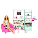Barbie coffret joli caf� cozy avec poup�e mannequin mobilier figurin