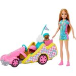 Coffret poupée stacie - barbie - voiture de kart - chiens - accessoires - autocollants Coffret poupée stacie - barbie - voiture de kart - chiens - accessoires - autocollants