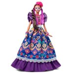 Poupée barbie - barbie - dia de muertos 2022 - Édition spéciale - robe violet royal - détails floraux ... Poupée barbie - barbie - dia de muertos 2022 - Édition spéciale - robe violet royal - détails floraux ...