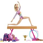 Barbie - gymnastique - coffret avec poupe et plus de 10accessoires hrg52