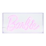 Lampe acrylique - barbie - couleur rose transparente - fonctionne avec un c�ble usb
