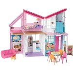 Maison  poupes - barbie - malibu - 2 tages - plus de 15 accessoires - jouet pour enfant
