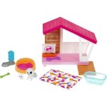 Jouet - mattel - barbie playset - 2 mini chiots - maison pour chien - accessoires inclus