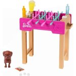 Barbie playset soire jeux avec mini poupe chiot baby - foot et accessoires jouet pour enfants 3 + ans ...