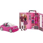 Poupée barbie - barbie - gvk05 - armoire + cabriolet - cadeau set - 2 poupées Poupée barbie - barbie - gvk05 - armoire + cabriolet - cadeau set - 2 poupées