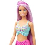 Barbie sirne poupes avec cheveux roses de 18 cm de long et accessoires colors pour s?amuser  coiffer ...
