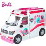 Barbie vhicule mdical rose et blanc pour poupe voiture ambulance transformable en hpital avec plus ...