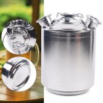 Baril de nettoyage en acier inoxydable baril de bi�re bidon de nettoyage de bi�re de 10 litres