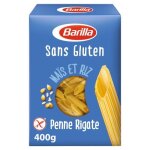 Barilla - penne rigate sans gluten 400g - lot de 4 Barilla - penne rigate sans gluten 400g - lot de 4