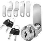 Barillet - cylindre - verrous - serrure boite aux lettres de 30 mm - avec 5 plaques de serrure diff�rentes ...