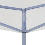 Barnum blanc - lemon�tente de r�ception pliant / tonnelle de f�te - anti - uv - professionnelle 3x3 m ...