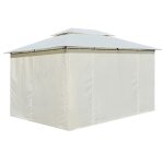 Barnum blanc - lemon�tonnelle pliant / tonnelle de f�te - anti - uv - avec rideaux 4 x 3 m blanc - j4511021 ...