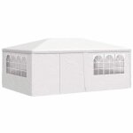 Barnum blanc - sarazyj�tente de r�ception pliant / tonnelle de f�te - anti - uv - et parois lat�rales ...