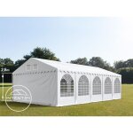 Barnum xxl 5x10 m toolport - tente de rception pvc - h. 26 m - blanc