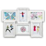 Baroque cadre photo ple - mle 6 vues 10x15 cm
