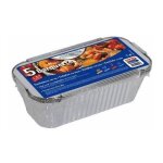 Barquettes alu - dart - 15 litre - 5 pi�ces - aluminium - couleur bleue