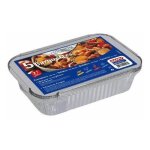 Barquettes alu 2 litres x 5